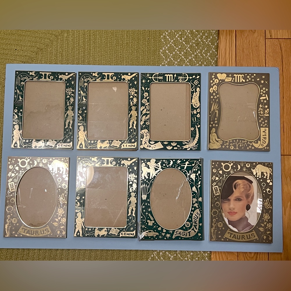 Zodiac sign metal frames